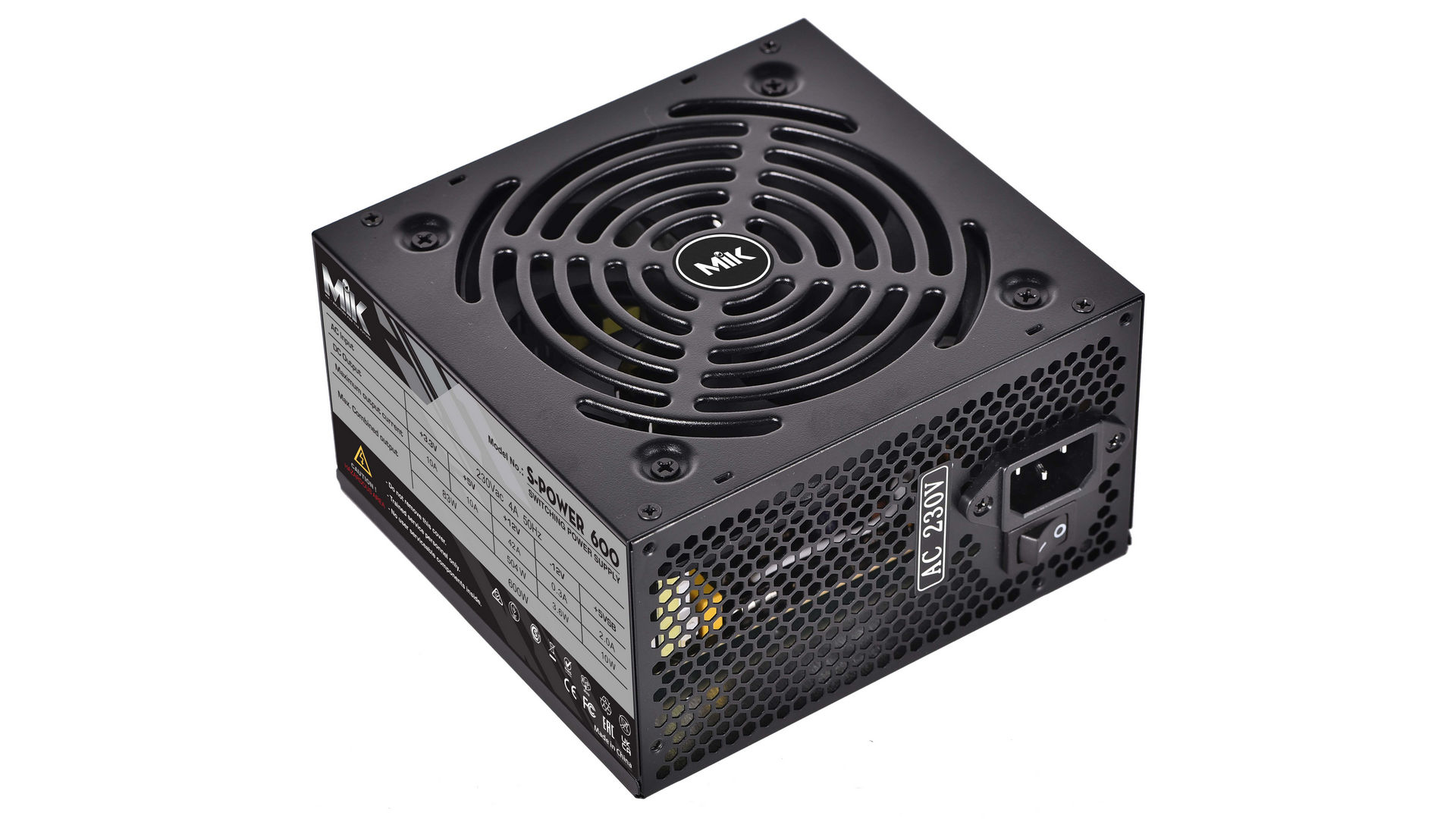 Nguồn MIK S-Power 600 (600W | Non-modular) 1 Nguồn MIK S-Power 600 (600W | Non-modular)