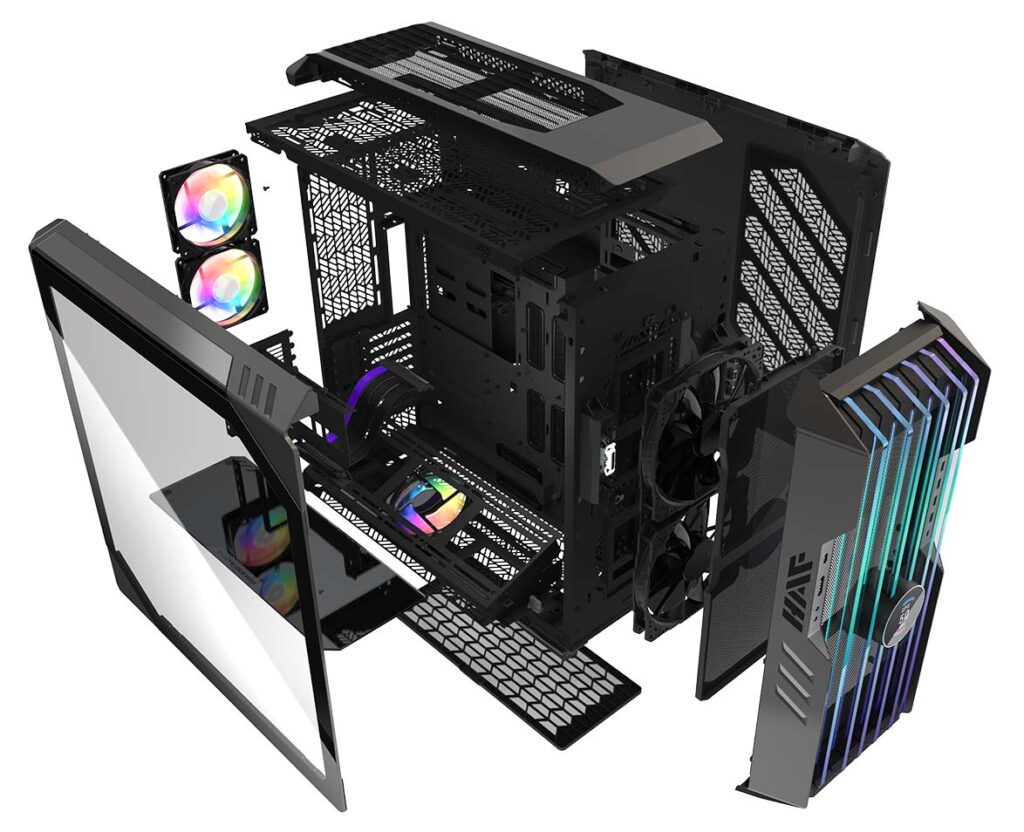 Vỏ Case Cooler Master HAF 700 EVO (Full Tower | Kính | Xám Titan)