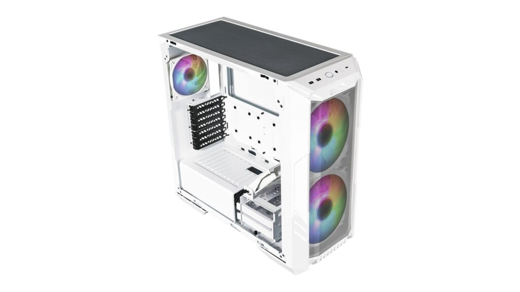 Vỏ Case Cooler Master HAF 500 White (Mid Tower | Kính)