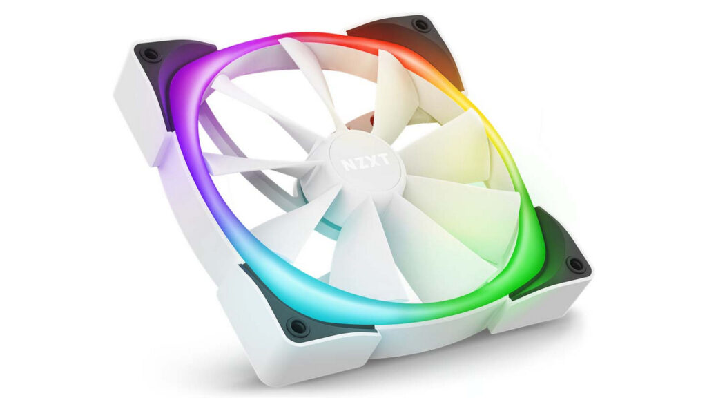 Quạt tản nhiệt Case NZXT AER RGB 2 (140mm | Cánh trắng | HF-28140-BW)
