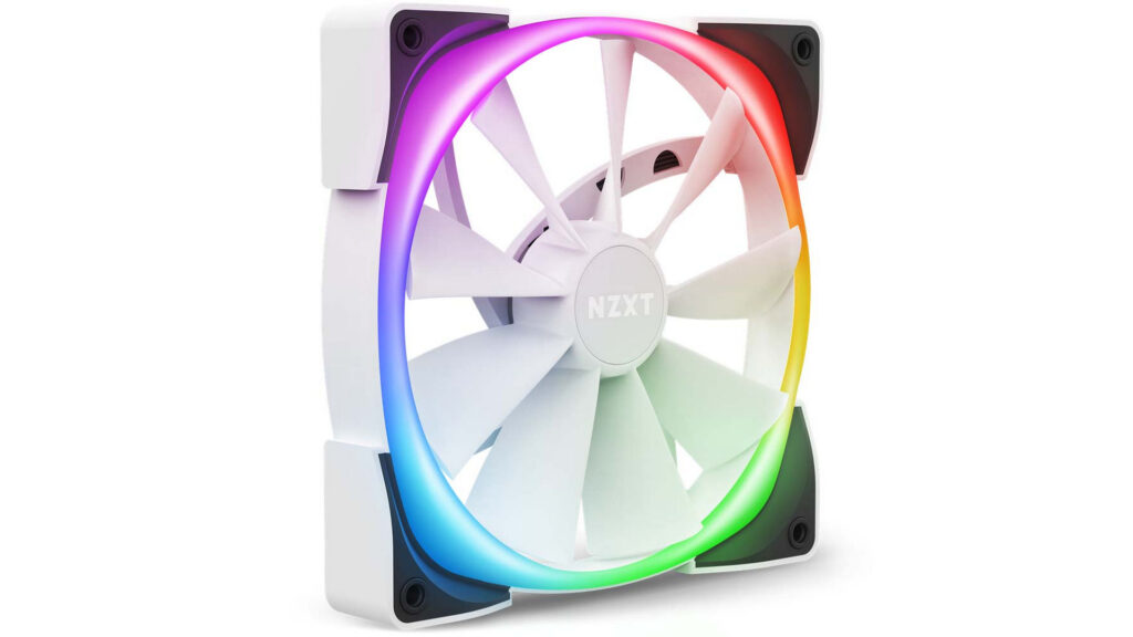 Quạt tản nhiệt Case NZXT AER RGB 2 (140mm | Cánh trắng | HF-28140-BW)