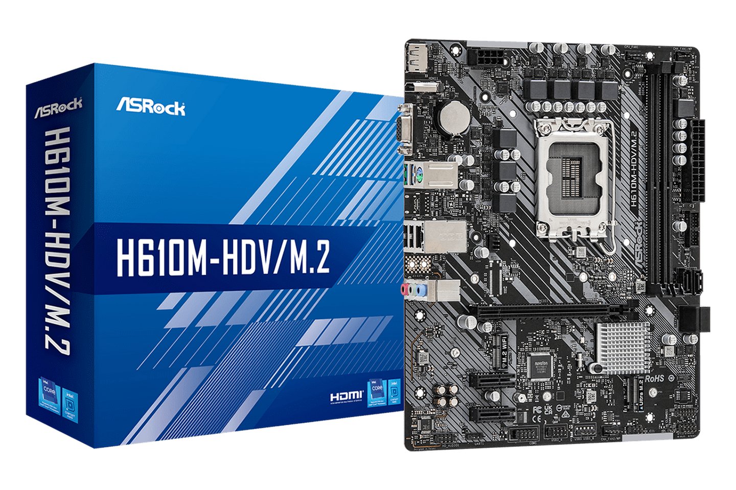 Mainboard ASRock H610M-HDV/M.2 (LGA1700 | 2 Khe DDR4)