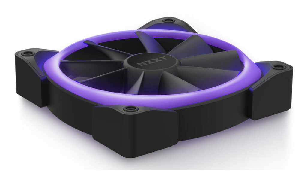 Quạt tản nhiệt Case NZXT AER RGB 2 (120mm | Cánh Đen) 10 Quạt tản nhiệt Case NZXT AER RGB 2 (120mm | Cánh Đen)