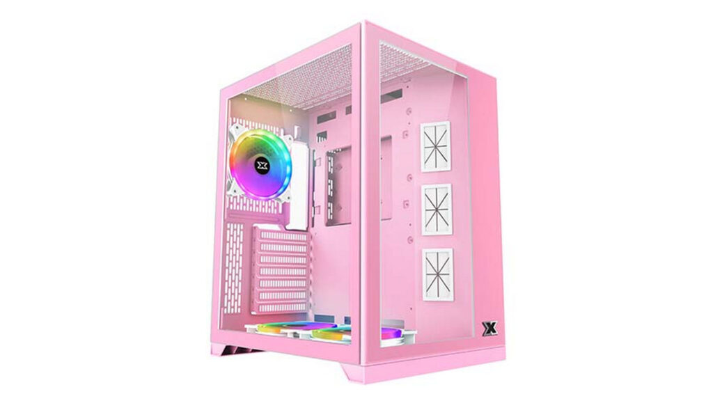 Vỏ case Xigmatek Aquarius S Queen Pink 9 Vỏ case Xigmatek Aquarius S Queen Pink