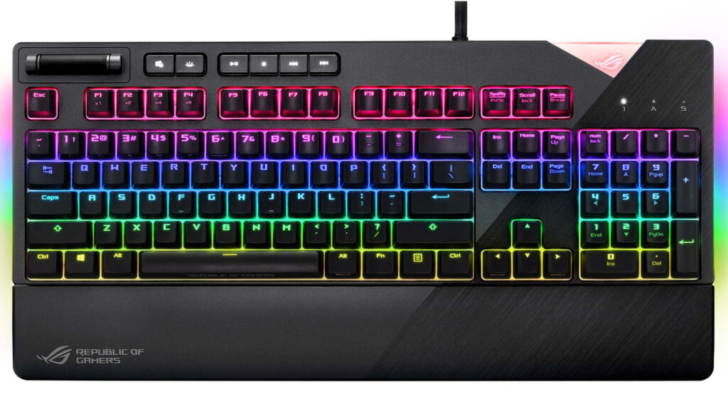 Bàn phím cơ Asus ROG Strix Flare – Cherry MX Blue Switch