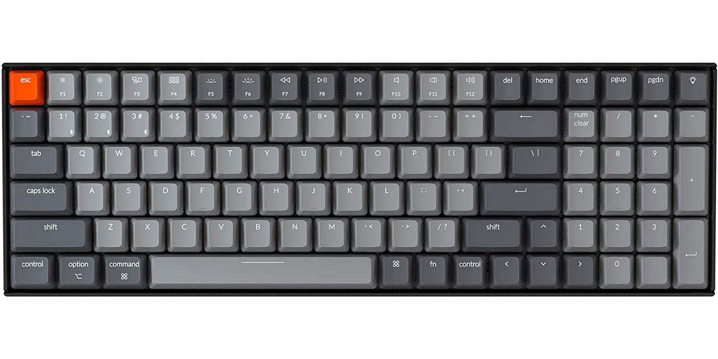 Bàn phím cơ Keychron K4v2 - Gateron Blue Switch (LED Đơn)