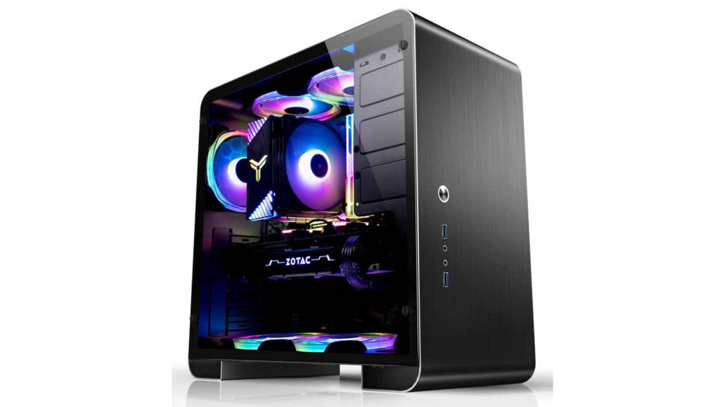 Vỏ Case JONSBO U4 Plus Black (Mid Tower | Kính | Đen)