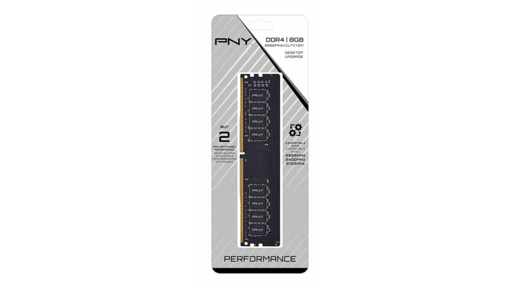 RAM Desktop PNY 8GB (1x8GB | 2666MHz | DDR4 | CL19) 3 RAM Desktop PNY 8GB (1x8GB | 2666MHz | DDR4 | CL19)
