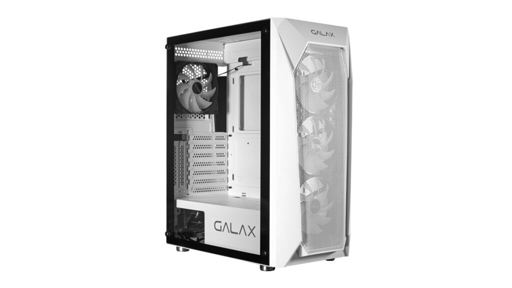 Vỏ case Galax Revolution 05 ARGB ( Trắng | Kèm bộ Fan ) 10 Vỏ case Galax Revolution 05 ARGB ( Trắng | Kèm bộ Fan )