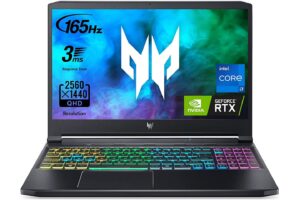 Laptop Acer Predator Triton 300 PT315-53-77CV NH.QDQSV.002 (i7-11800H | RAM 16GB | SSD 512GB | RTX-3060-6GB | 15.6-2K | Win11 | Đen)