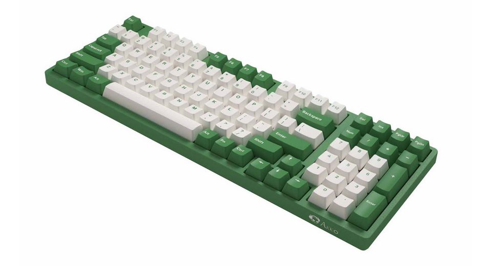 Bàn Phím Cơ AKKO 3098 DS Matcha Red Bean (Gateron Cap V2)