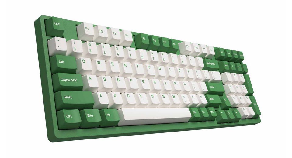 Bàn Phím Cơ AKKO 3098 DS Matcha Red Bean (Gateron Cap V2)