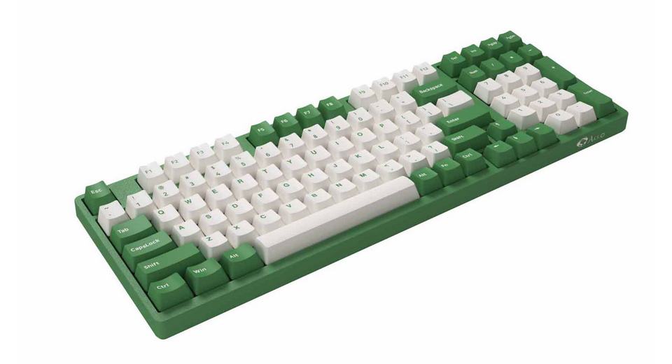 Bàn Phím Cơ AKKO 3098 DS Matcha Red Bean (Gateron Cap V2)