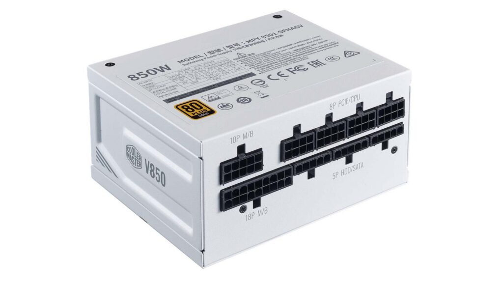Nguồn Cooler Master V850 SFX Gold White Edition (850W | 80 Plus Gold | Full-modular)