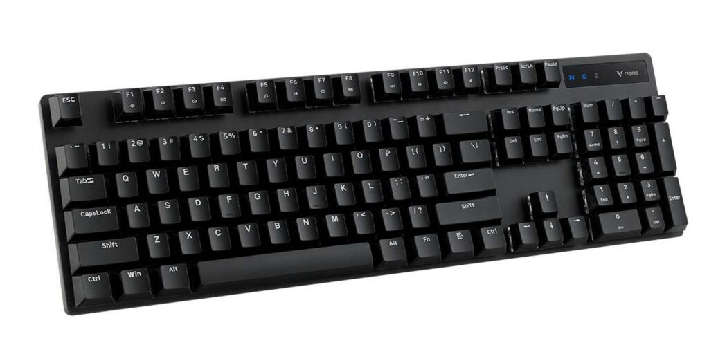Bàn phím cơ Rapoo V500 Pro Wireless (Blue Switch | Black) 9 Bàn phím cơ Rapoo V500 Pro Wireless (Blue Switch | Black)