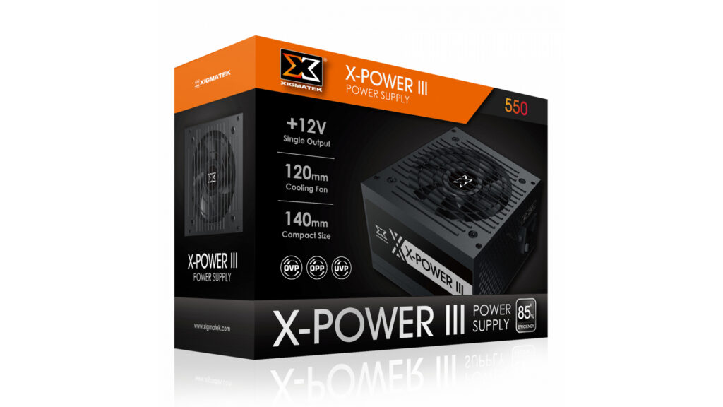 Nguồn máy tính Xigmatek X-POWER III 550 (500W | Non-Modular)