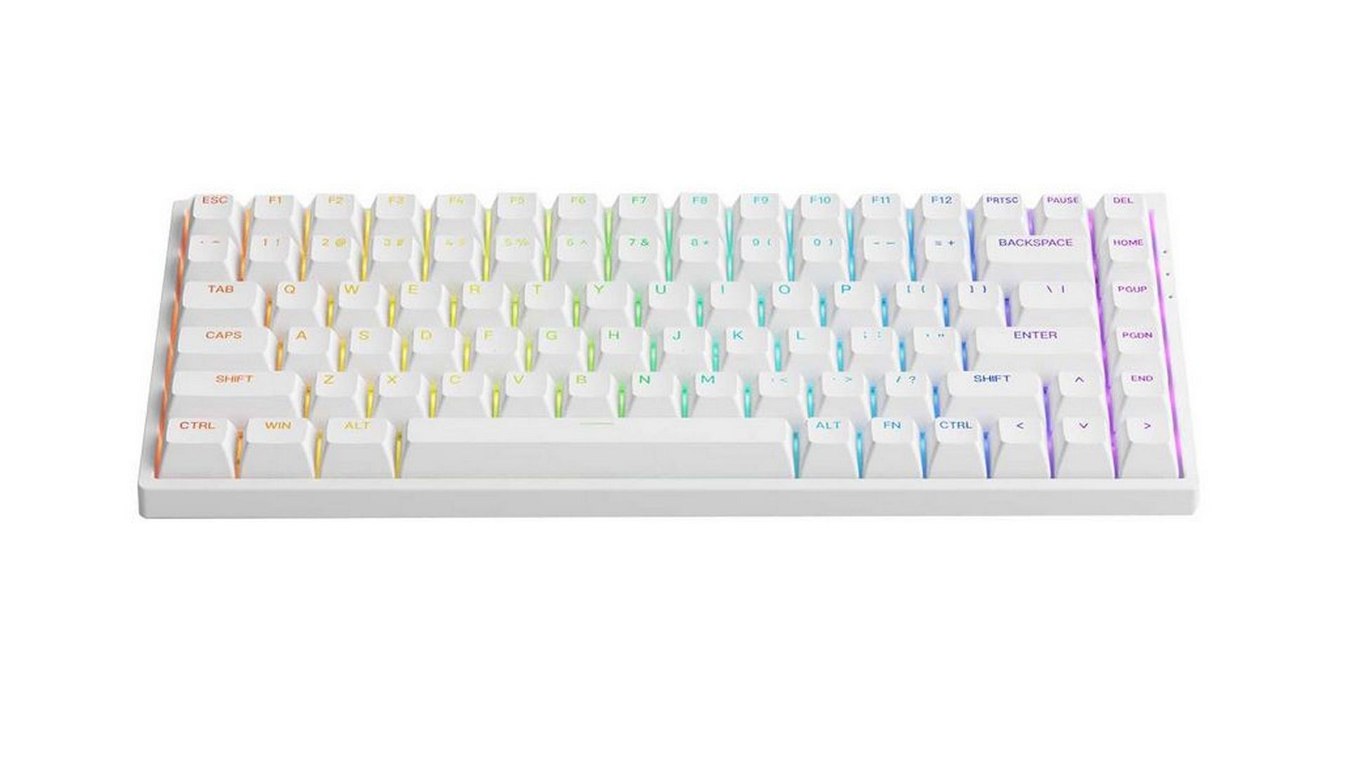 Bàn Phím Cơ AKKO 3084v2 RGB White (AKKO CS Jelly Purple Switch)