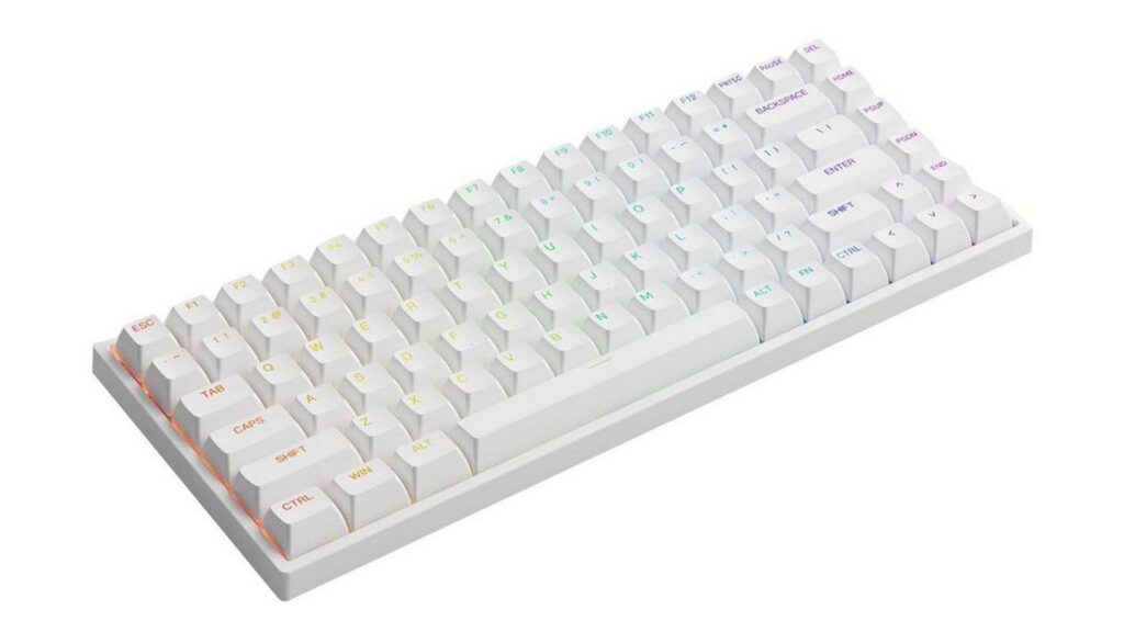 Bàn Phím Cơ AKKO 3084v2 RGB White (AKKO CS Jelly Purple Switch) 6 Bàn Phím Cơ AKKO 3084v2 RGB White (AKKO CS Jelly Purple Switch)