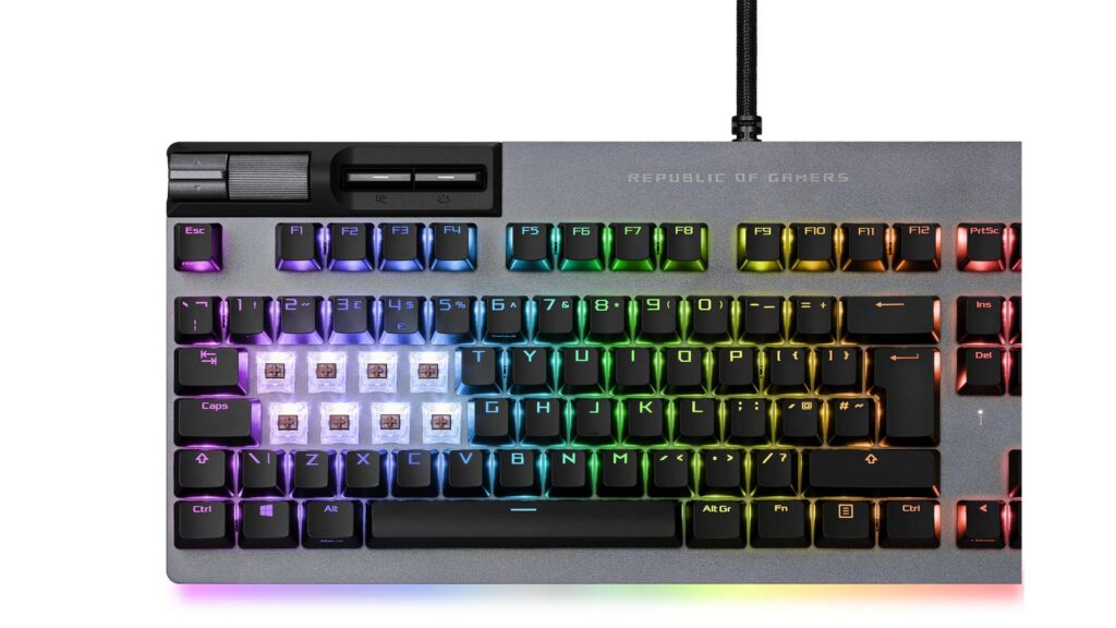 Bàn phím cơ Asus ROG Strix Flare II Animate - ROG NX Red Switch 20 Bàn phím cơ Asus ROG Strix Flare II Animate - ROG NX Red Switch