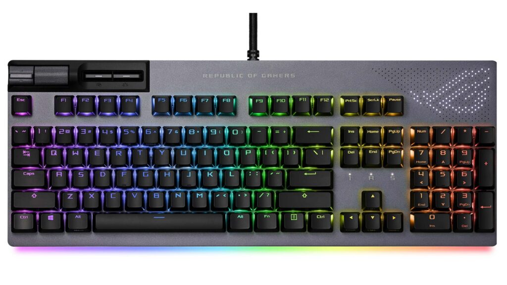 Bàn phím cơ Asus ROG Strix Flare II Animate - ROG NX Red Switch 16 Bàn phím cơ Asus ROG Strix Flare II Animate - ROG NX Red Switch