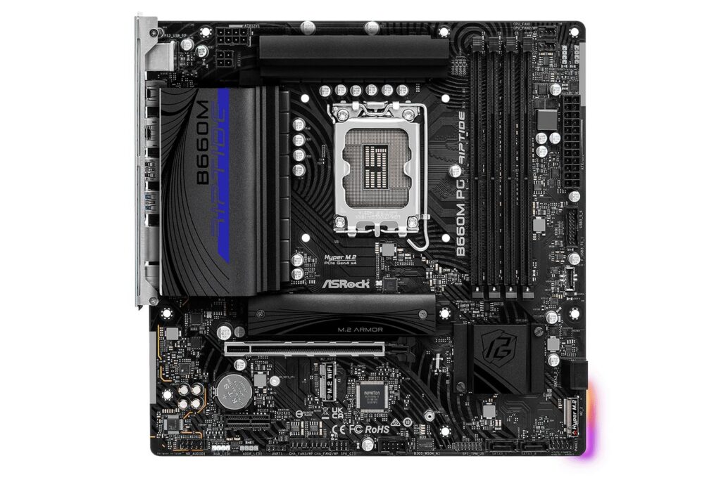 Mainboard ASRock B660M PG Riptide (LGA1700 | 4 Khe RAM DDR4)