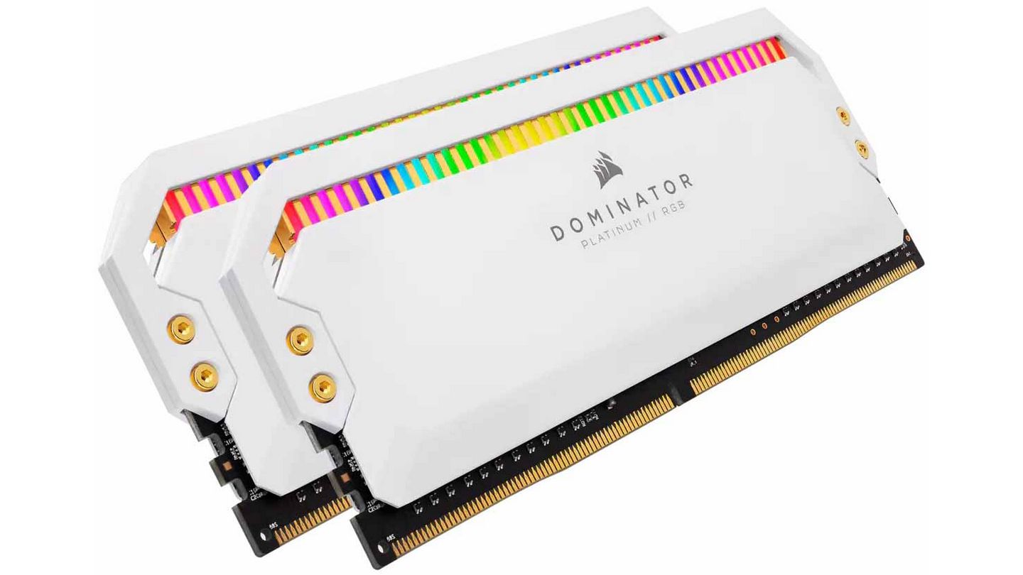 RAM Corsair Dominator Platinum White RGB 32GB (2x16G | DDR4 | 3200MHz | CMT32GX4M2E3200C16W)