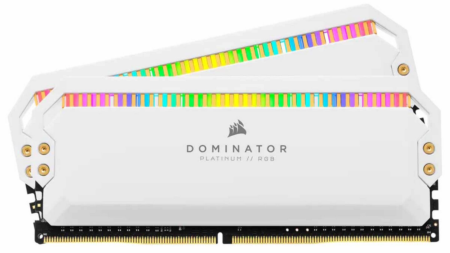 RAM Corsair Dominator Platinum White RGB 32GB (2x16G | DDR4 | 3200MHz | CMT32GX4M2E3200C16W)