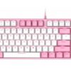 Bàn phím cơ DareU EK87 Pink Led Pink White - Blue Switch
