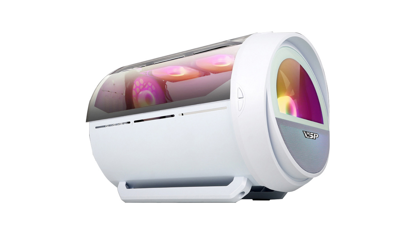 Vỏ case VSP ES6 Esport Gaming Trắng