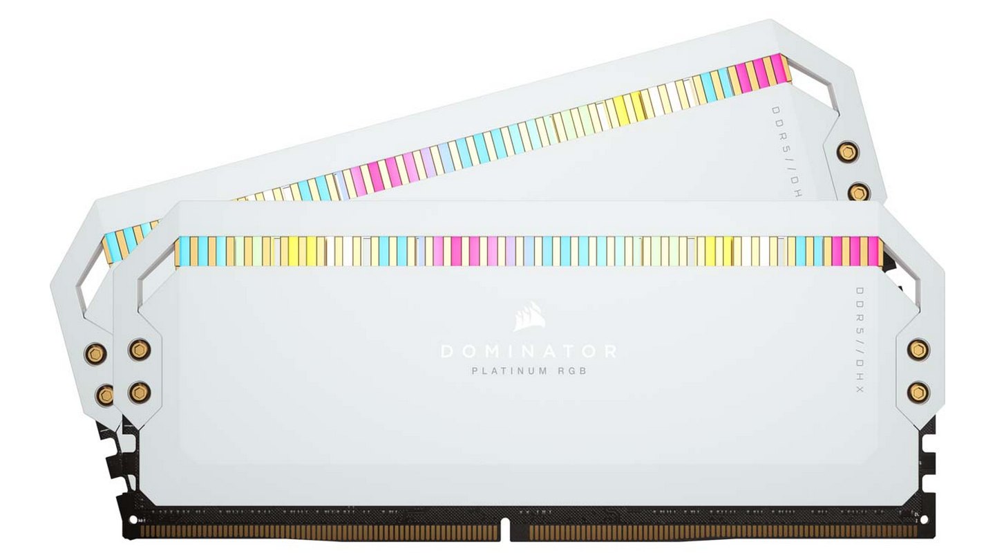 RAM Corsair Dominator Platinum White RGB 32GB (2x16G | DDR5 | 5600MHz | CMT32GX5M2B5600C36W)