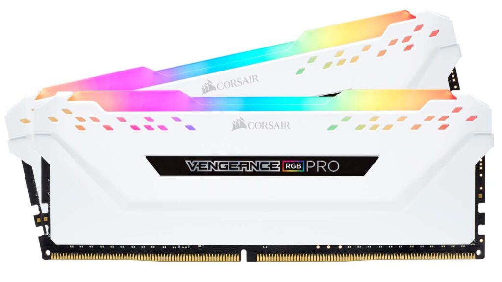 RAM Corsair Vengeance RGB Pro White 16GB (2 x 8GB | DDR4 | 3200MHz | CL16)