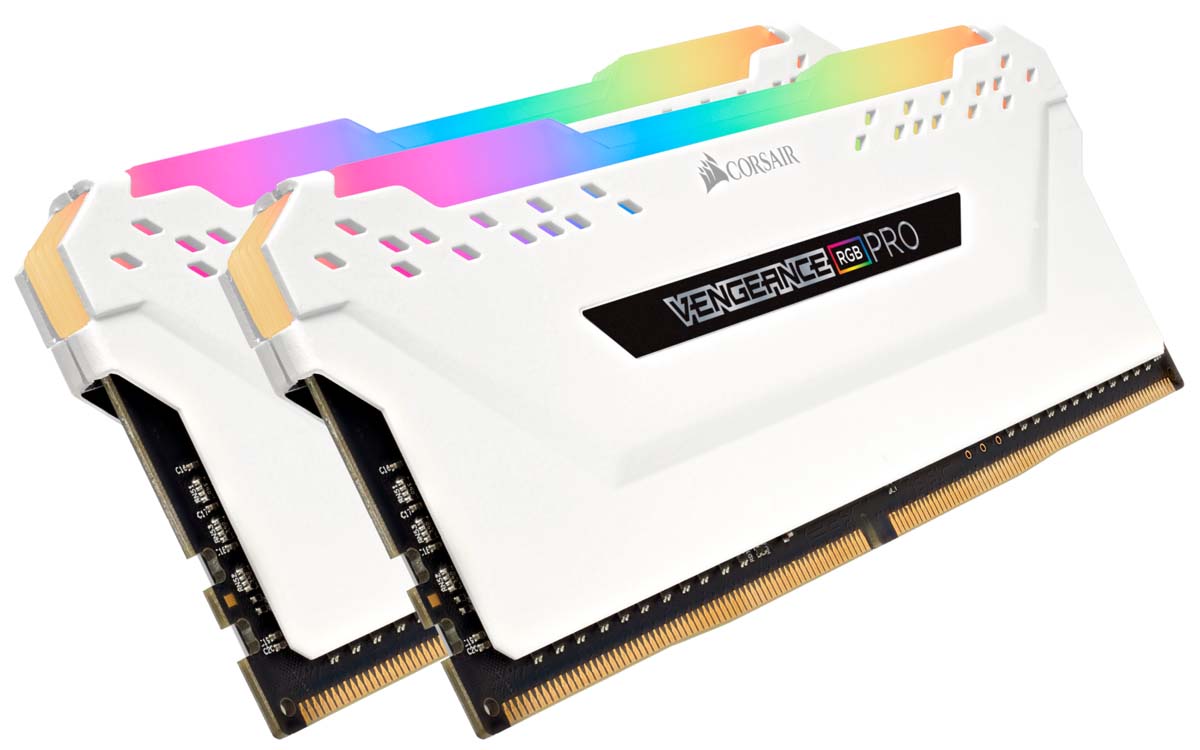 RAM Corsair Vengeance RGB Pro White 16GB (2 x 8GB | DDR4 | 3200MHz | CL16)