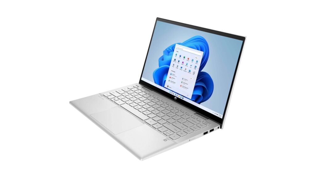 Laptop HP Pavilion x360 14-ek0057TU 6K7E0PA (i5-1235U | RAM 8GB | SSD 512GB | 14-FHD-Touch | Win 11 | Bạc)