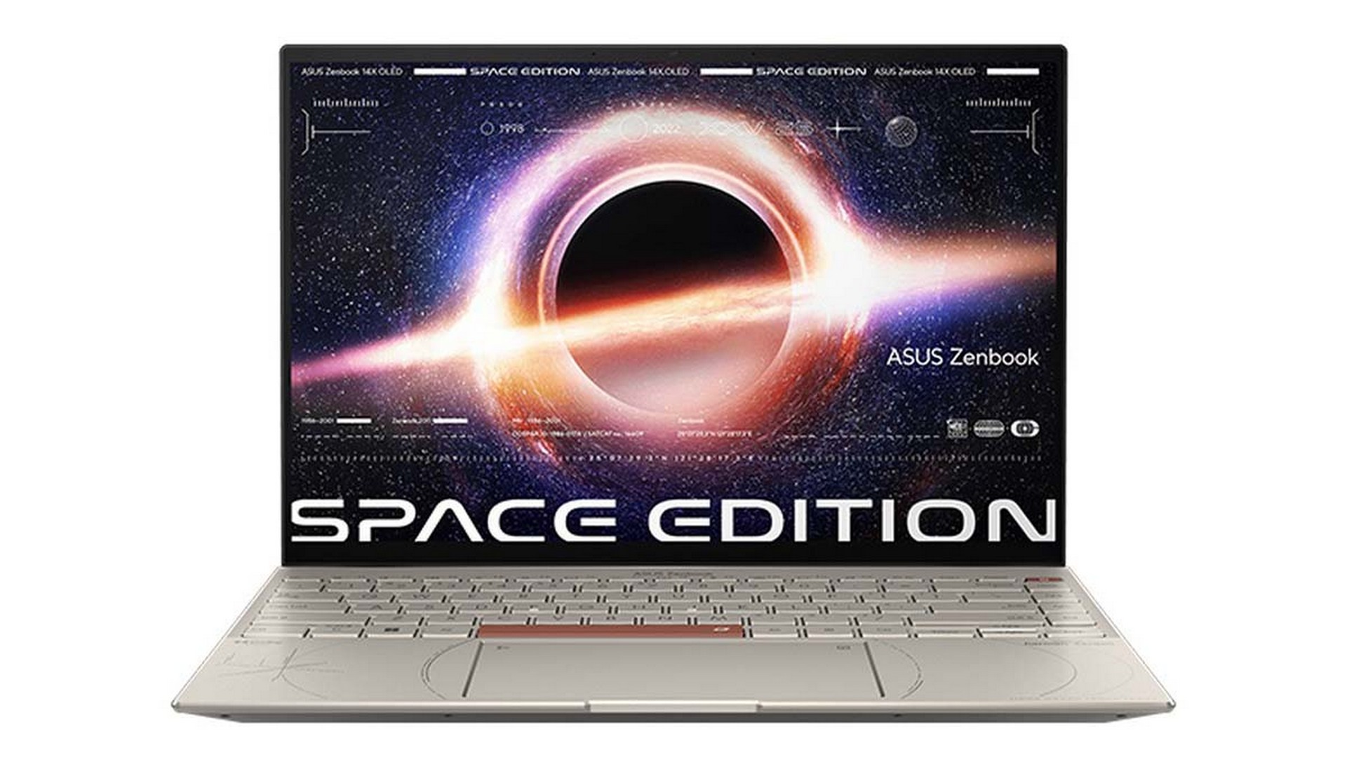 Laptop ASUS Zenbook 14X OLED Space Edition UX5401ZAS-KN070W (i7-12700H | 16GB RAM | 1TB SSD | 14-2.8K-OLED | Win11 | Zero-G Titanium)