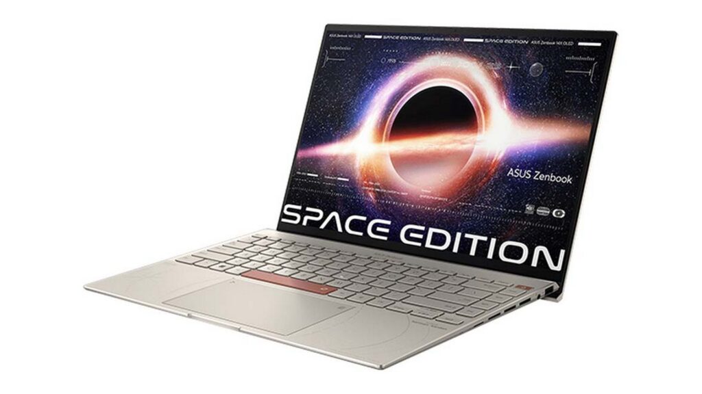 Laptop ASUS Zenbook 14X OLED Space Edition UX5401ZAS-KN070W (i7-12700H | 16GB RAM | 1TB SSD | 14-2.8K-OLED | Win11 | Zero-G Titanium)