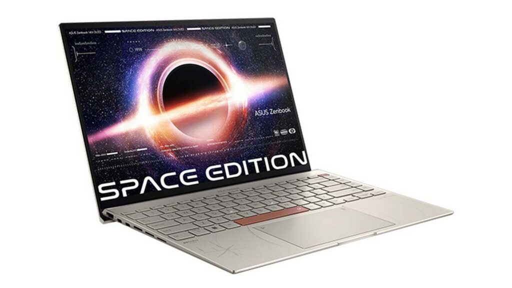 Laptop ASUS Zenbook 14X OLED Space Edition UX5401ZAS-KN070W (i7-12700H | 16GB RAM | 1TB SSD | 14-2.8K-OLED | Win11 | Zero-G Titanium)