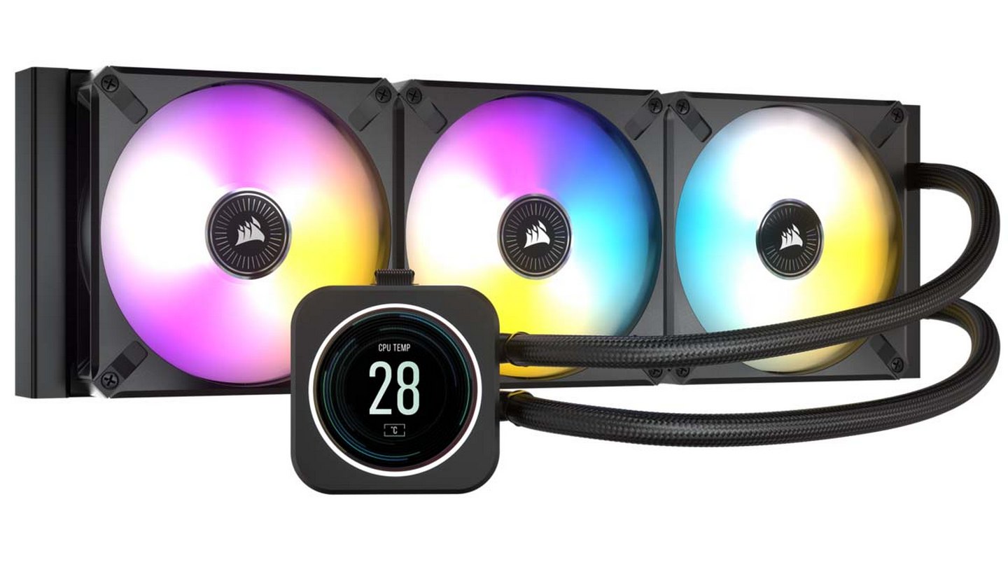Tản nhiệt nước Corsair H150i ELITE LCD 1 Tản nhiệt nước Corsair H150i ELITE LCD