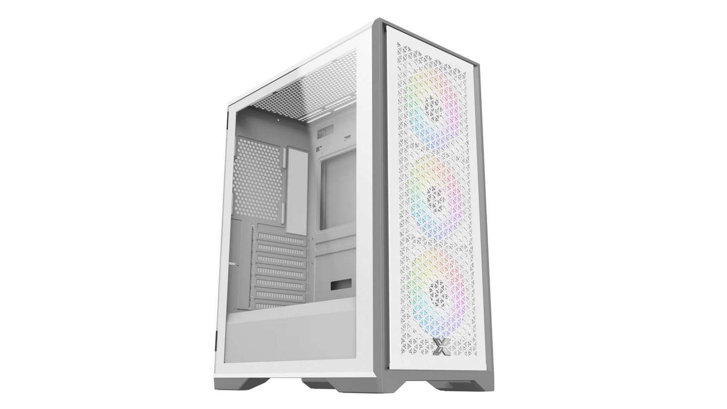 Vỏ Case Xigmatek LUX S Arctic 3FX (EN47857 | MidTower | Màu Trắng | Sẵn 3 Fan)