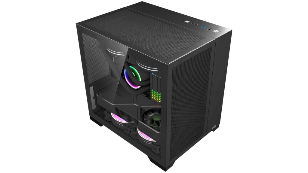 Vỏ Case Bể cá Mik LV12 Mini Flow Black