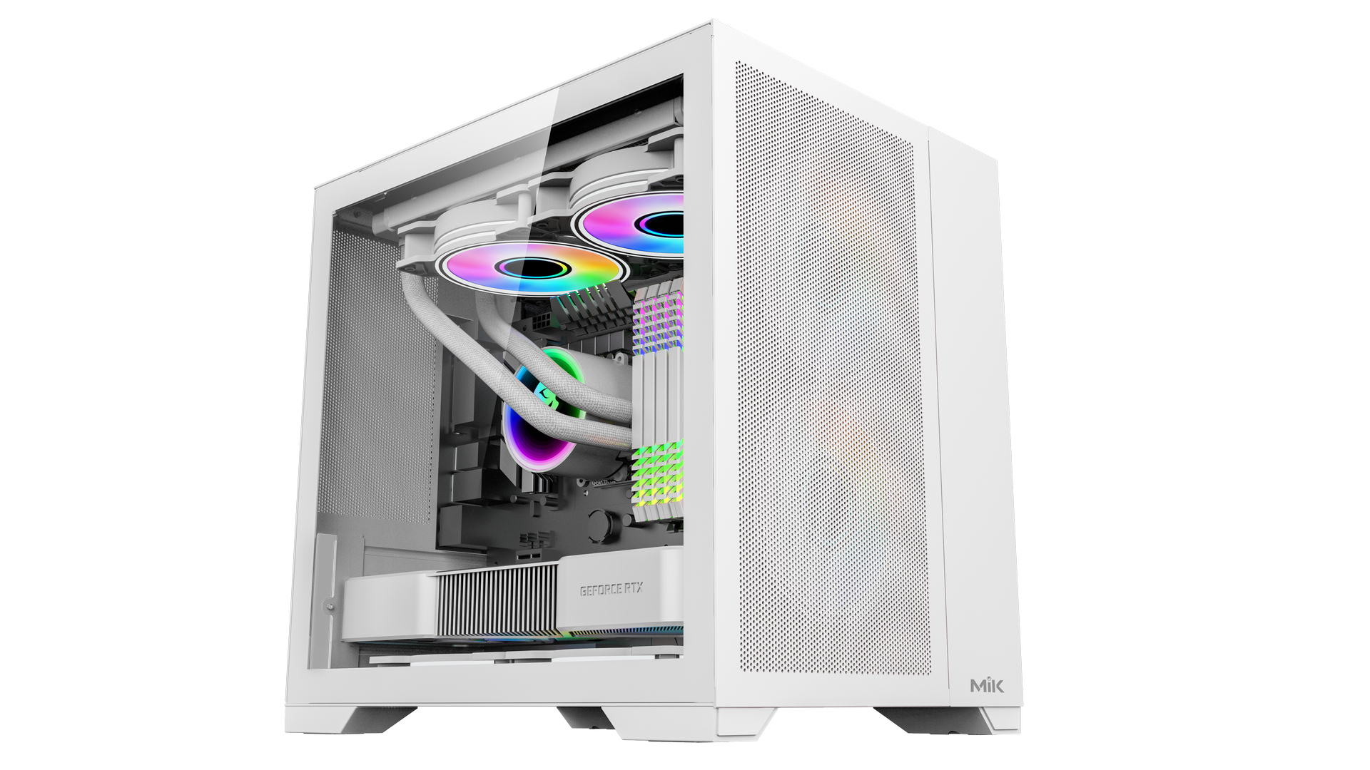 Vỏ Case Bể cá Mik LV12 Mini Flow White 1 Vỏ Case Bể cá Mik LV12 Mini Flow White