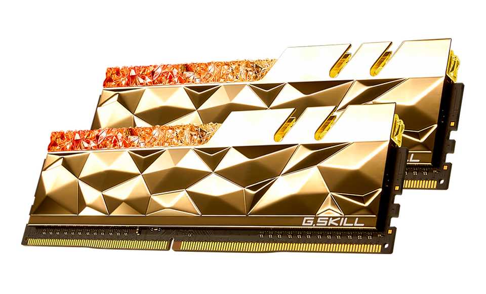 RAM G.Skill Trident Z Royal Elite Gold RGB 32GB (DDR4 | 4000MHz | C16 | 2x16GB | F4-4000C16D-32GTEG)
