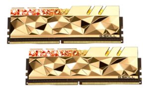 RAM G.Skill Trident Z Royal Elite Gold RGB 32GB (DDR4 | 4000MHz | C16 | 2x16GB | F4-4000C16D-32GTEG)