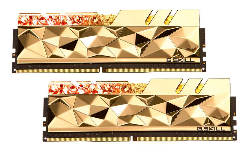 RAM G.Skill Trident Z Royal Elite Gold RGB 32GB (DDR4 | 4000MHz | C16 | 2x16GB | F4-4000C16D-32GTEG)