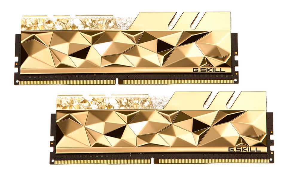 RAM G.Skill Trident Z Royal Elite Gold RGB 32GB (DDR4 | 4000MHz | C16 | 2x16GB | F4-4000C16D-32GTEG)