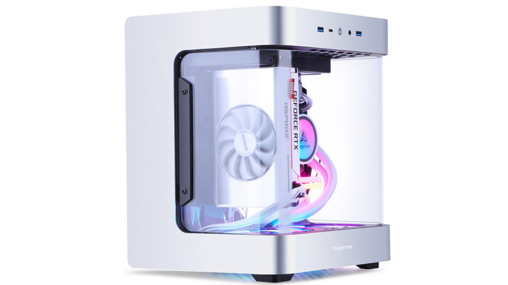 Vỏ case Segotep Slath Mini ITX (Mini Tower | Bạc)