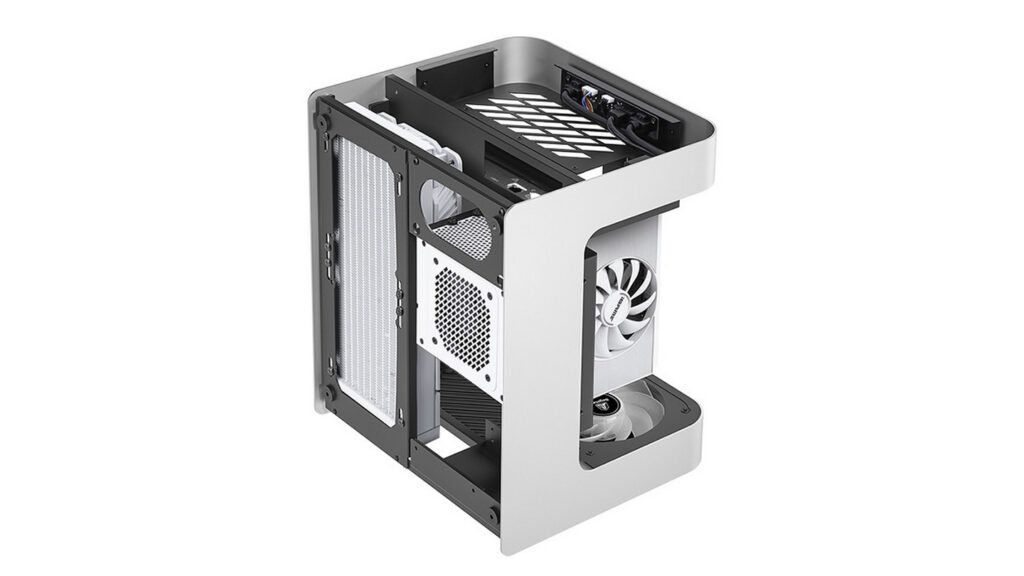 Vỏ case Segotep Slath Mini ITX (Mini Tower | Bạc)