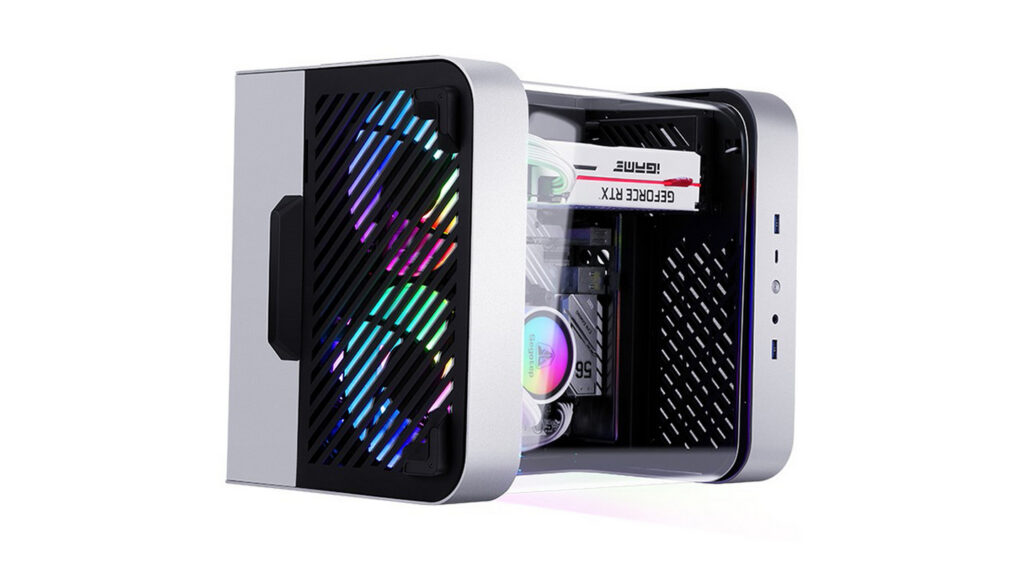 Vỏ case Segotep Slath Mini ITX (Mini Tower | Bạc)