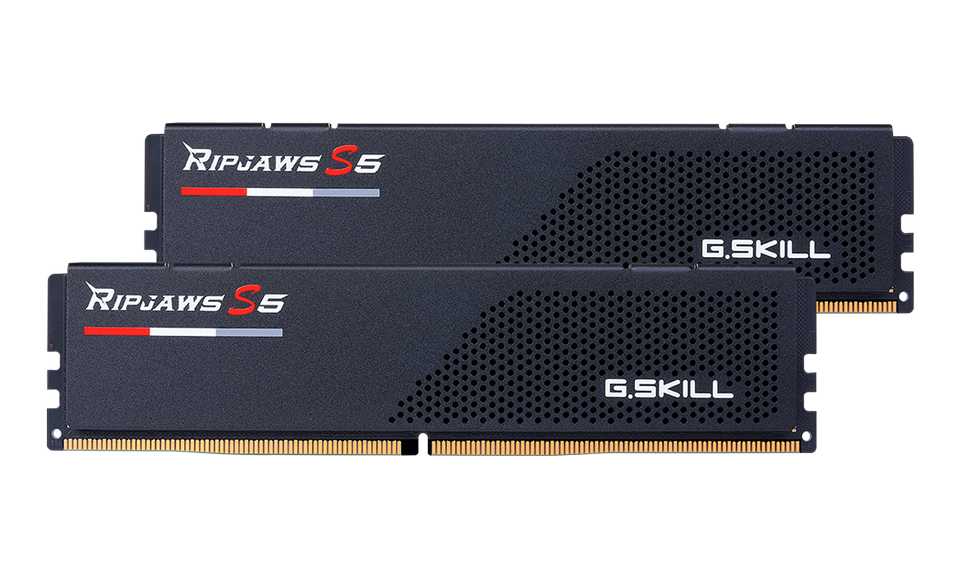 RAM G.Skill RIPJAWS S5 Black 32GB (DDR5 | 5200MHz | C36 | 2x16GB | F5-5200J3636C16GX2-RS5K)