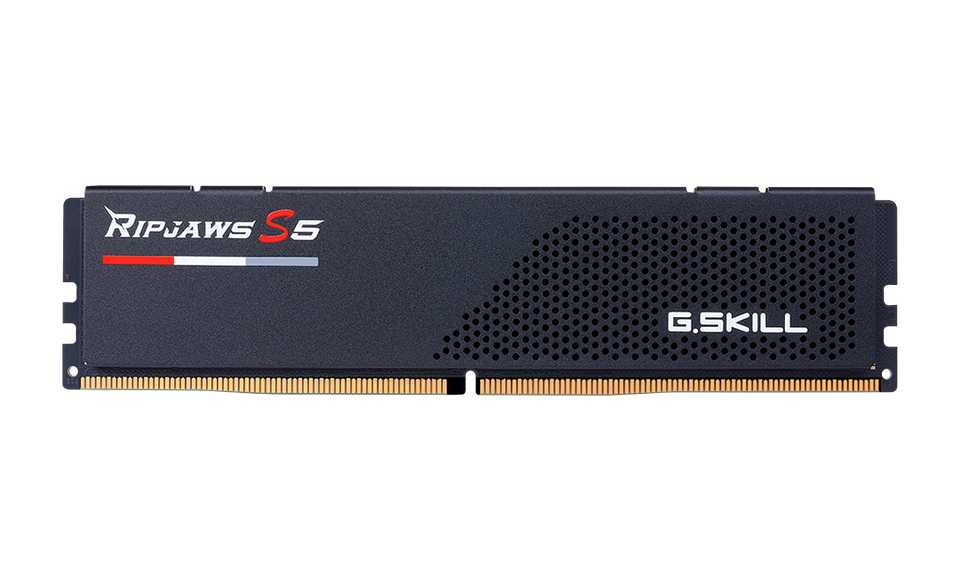 RAM G.Skill RIPJAWS S5 Black 32GB (DDR5 | 5200MHz | C36 | 2x16GB | F5-5200J3636C16GX2-RS5K)