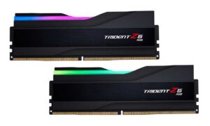 RAM G.Skill TRIDENT Z5 BLACK RGB 32GB (DDR5 | 5600MHz | C40 | 2x16GB | F5-5600J4040C16GX2-TZ5RK)